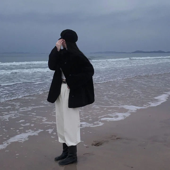 [왕아방핏🤎/주문폭주✨]후회없는 선택,푸들 양털 오버핏 하프 스웨이드 퍼자켓,코트 상세 이미지 51