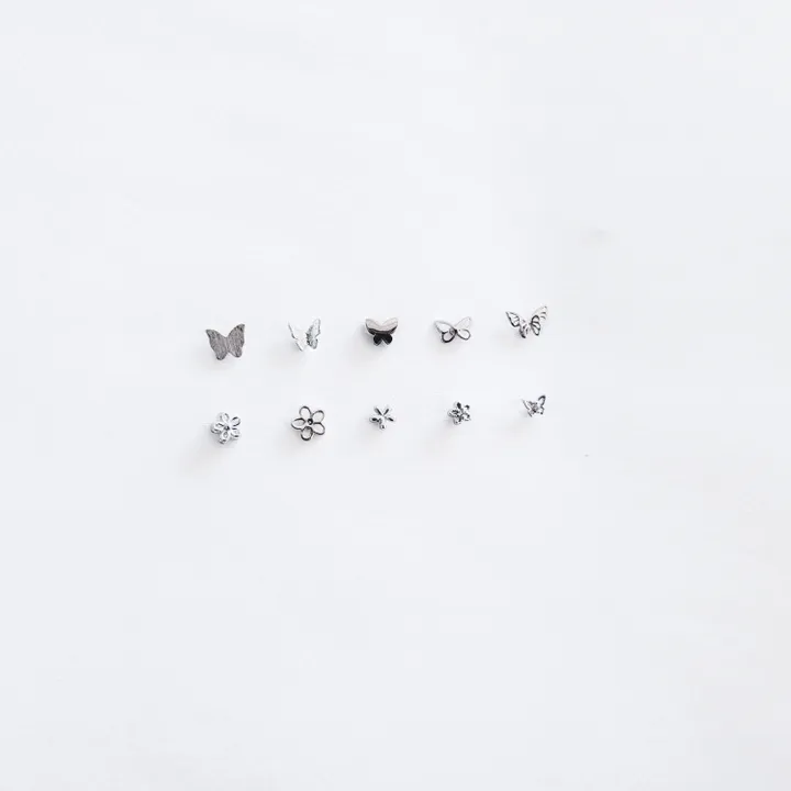 써지컬스틸 나비 꽃 🦋🌼 미니피어싱 써지컬피어싱 데일리피어싱 봄 피어싱 모음 ➰ 두개이상 할인 상세 이미지 10