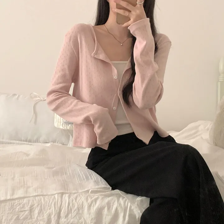로로 펀칭 가디건 (8color) 상세 이미지 56