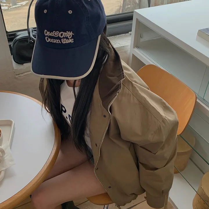 [봄야상💌] 마린 남녀공용 오버핏 배색 워크 야상 자켓 - Jk 상세 이미지 19
