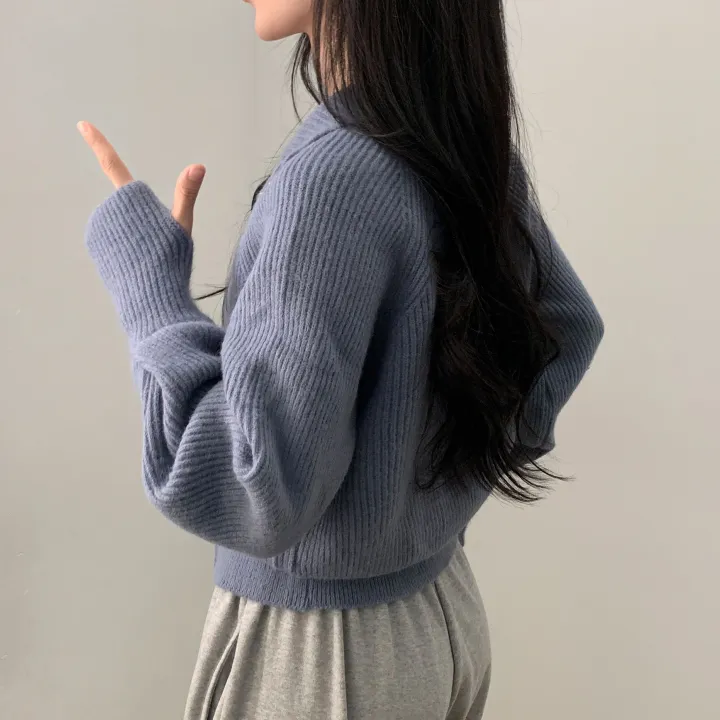 [포근핏!] 올데이 워머 투웨이 하이넥 니트집업,가디건 - 7color 상세 이미지 19