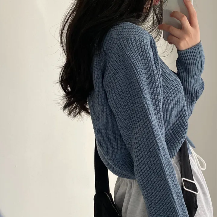 [자사몰 주문폭주/추천] 크루아상 크롭 니트 가디건 상세 이미지 25