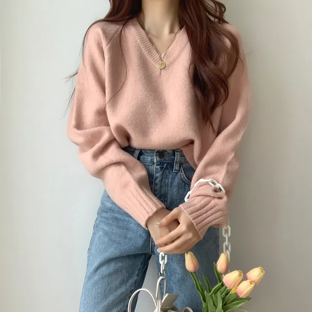[ 무조건 소장 추천! 인기만점 ] 데일리 루즈핏 V넥 니트 상세 이미지 36