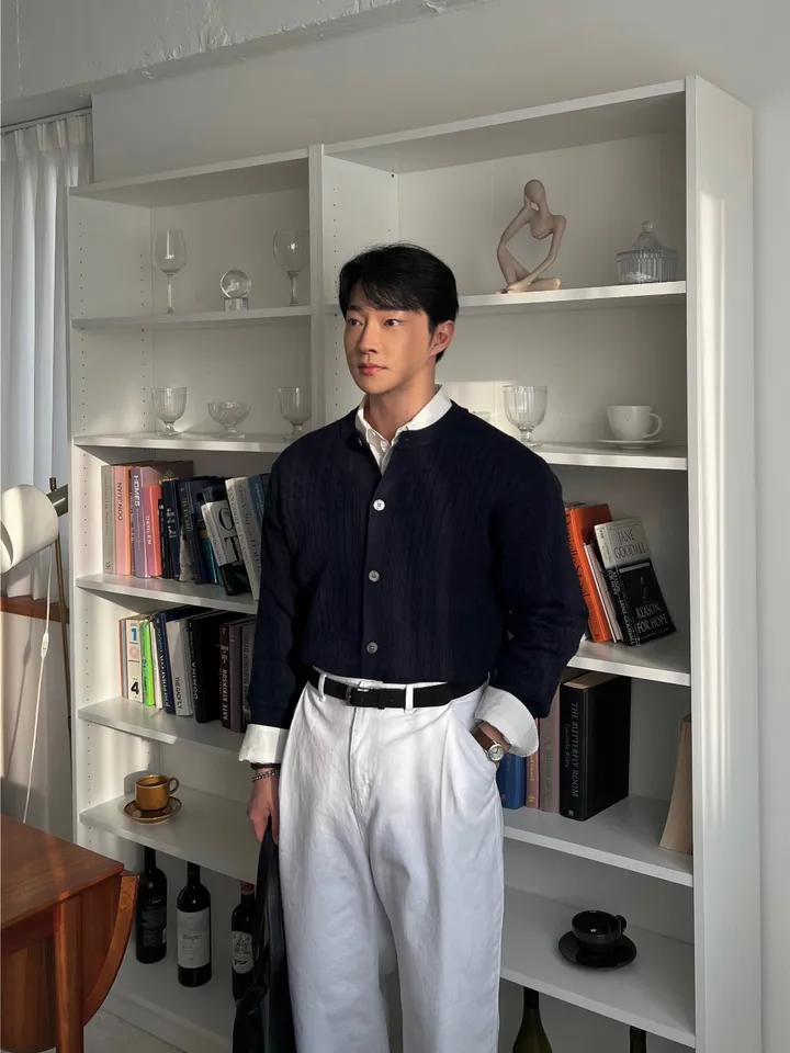 소가죽 원형 손목시계 사각 소가죽 데일리 심플 가죽시계 메탈 레더 남친룩 하객룩 봄 가을 상세 이미지 50