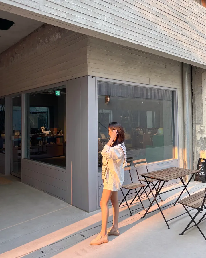 초이 린넨 루즈핏 셔츠 숄 가디건 팬츠 set (수입)-셔츠,숄,팬츠,벨트포함세트 상세 이미지 4