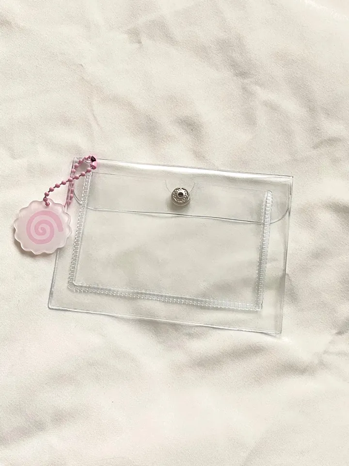 🍥키링 증정 [1+1할인]🍥 pvc 투명 카드 지갑 상세 이미지 4
