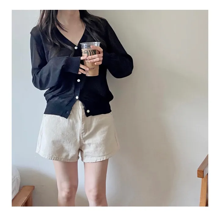 브이넥 긴팔가디건 11color 상세 이미지 40