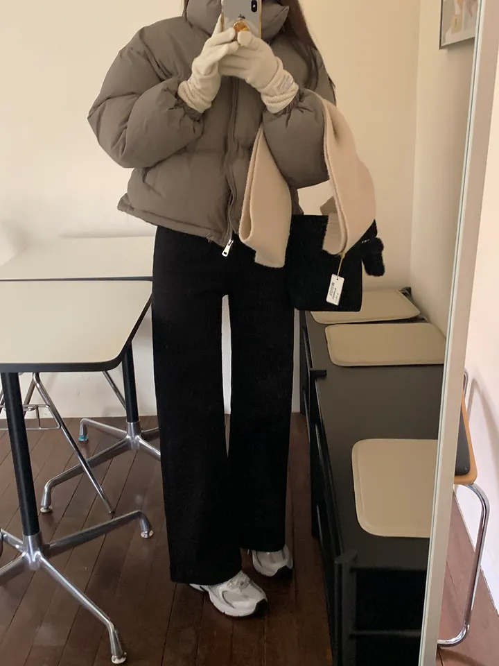 [주문폭주/당일출고🖤] 스노우 파스텔 크롭 숏 패딩 pd (웰론솜)(생활방수가능) 상세 이미지 76
