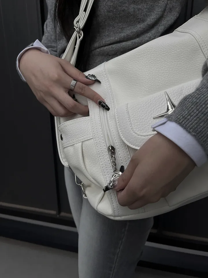 bling two-way white bag 상세 이미지 7