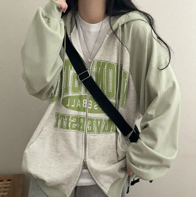 [봄아우터!/박시핏] 스탠스 나그랑 박시 투웨이 후드집업 4color 상세 이미지 15