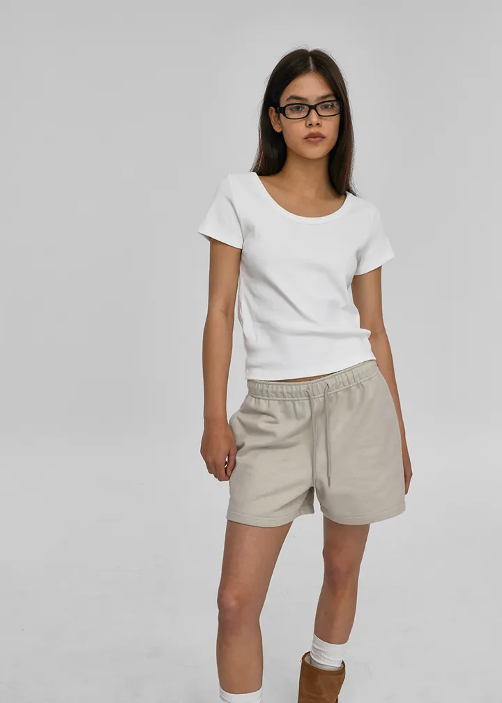 [17만장판매] [B-BASIC] 스탠다드 유넥 반팔티 (2SIZE) [반소매 데일리 기본 상의 자체제작 기본티 봄 새학기 개강] 상세 이미지 18