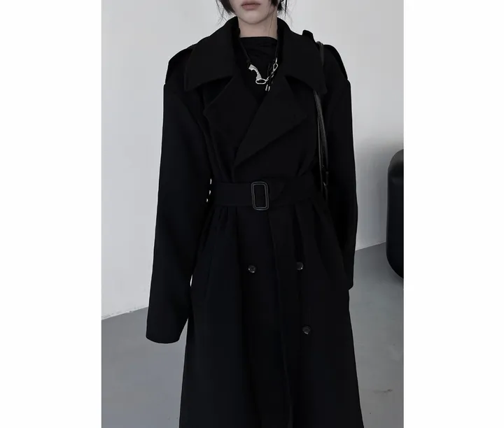 [unisex] trench wool collar coat 상세 이미지 16