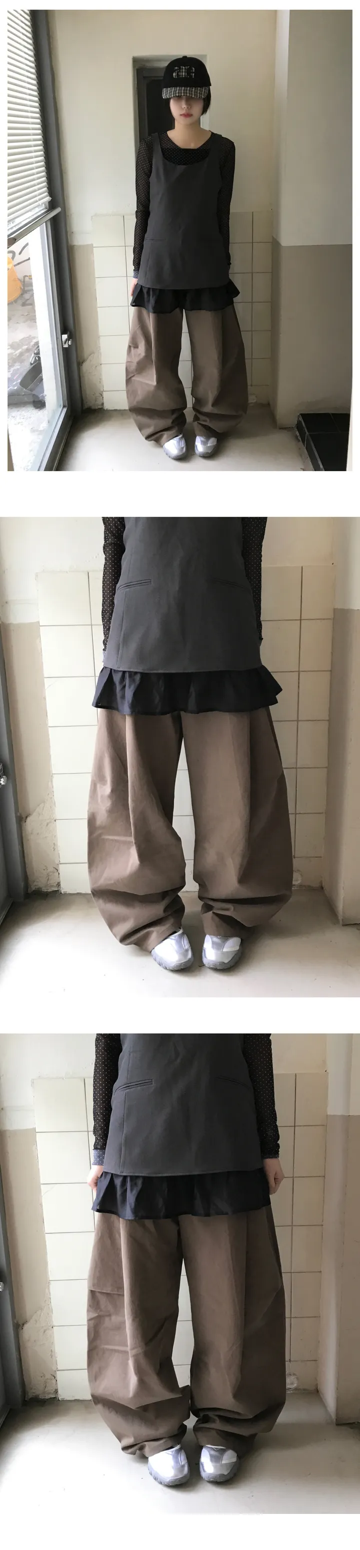 지퍼 후드 바람막이 자켓 (5 color) 상세 이미지 6