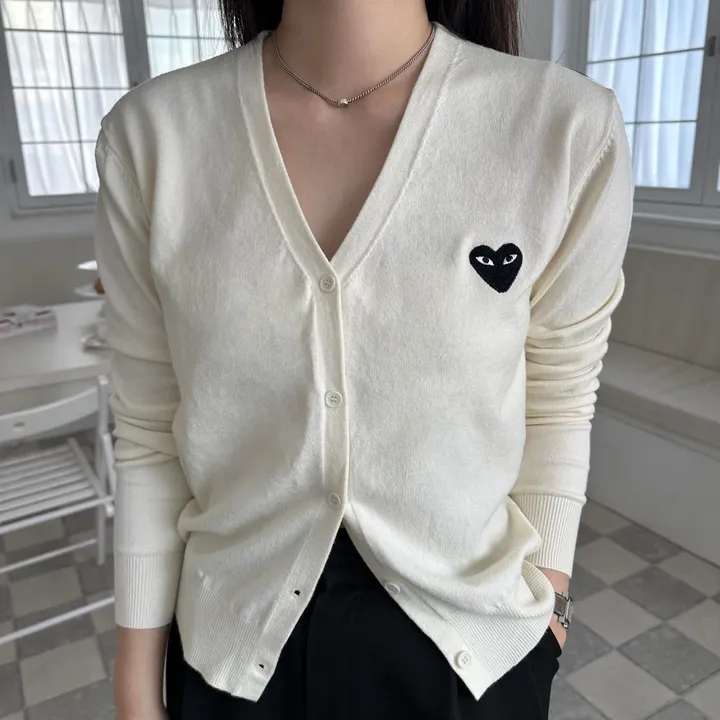 하트 가디건 브이넥 데일리 빠른출고 4color 상세 이미지 23