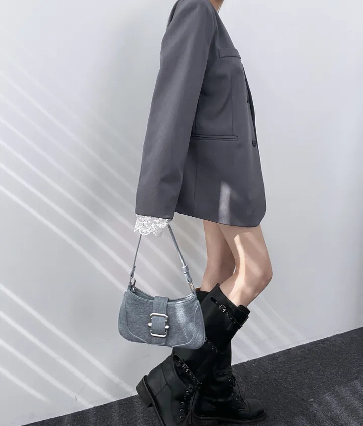 *핏대박레이스자켓* 봄옷 자켓 오버핏 레이어드 레이스 노카라 자켓 박시핏 봄아우터 봄자켓 레이스자켓 상세 이미지 29
