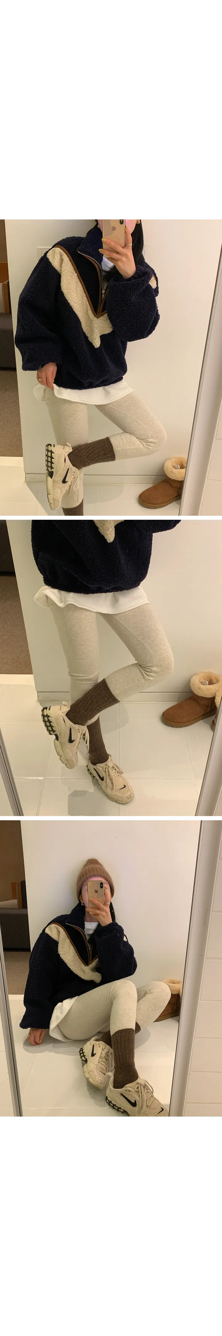 [데일리템/따뜻해요☕]스판 피치 기모 레깅스 (4color) 상세 이미지 20