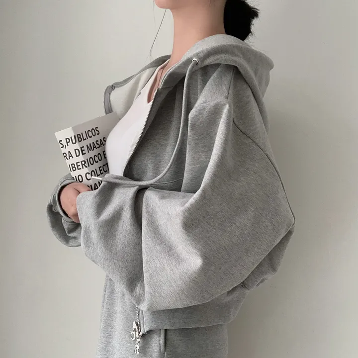 [💖후기극찬/봄,가을교복💖]  자체제작 #크치Made 꿈에 나온 핏, 사계절 입는 크롭 투웨이 후드집업 - zipup : 봄,봄아우터,봄자켓,가을,가을아우터 상세 이미지 37