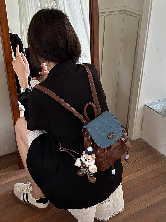 CASE Vintage Leather Mini Backpack (2 colors) 상세 이미지 10