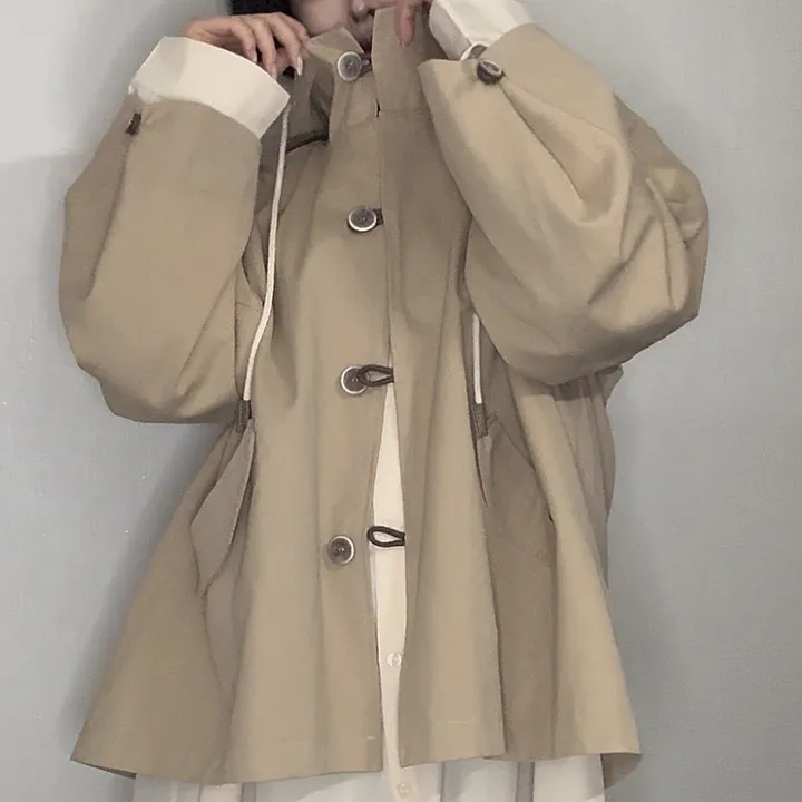 [🤍당일출고🤍/아방핏제대로2color/고퀄리티] 프리미엄 하프 후드 트렌치 야상 코트 자켓 상세 이미지 23