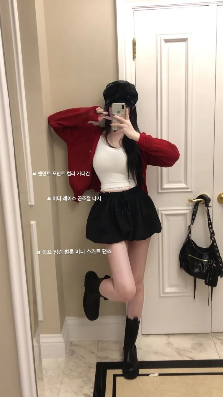 [봄색감❤️특가세일!] 펜던트 포인트 컬러 가디건 상세 이미지 9