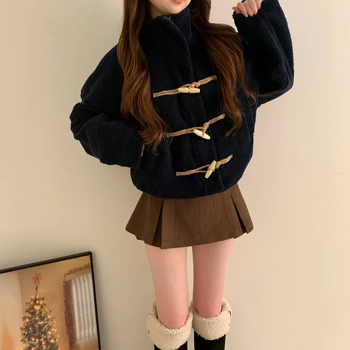 *따수운전체누빔🔥set강추* 포근 토글 덤블 떡볶이점퍼 양털 퍼 뽀글이 자켓 뽀글이집업 이중덤블 누빔패딩 상세 이미지 22