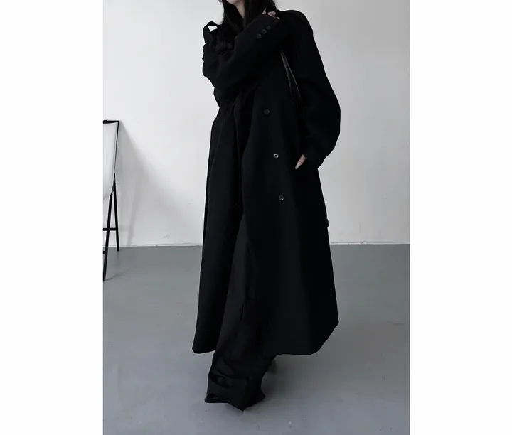 [unisex] trench wool collar coat 상세 이미지 20