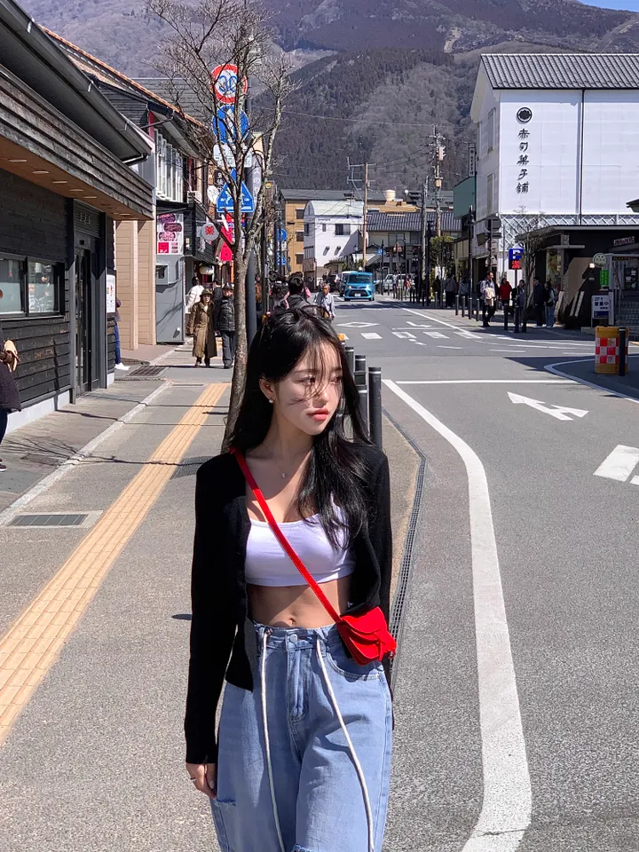 [*말라보여요/스트링조절] 스트링 끈조절 컷팅 와이드 데님 연청 찢청 봄팬츠 청바지-3size 상세 이미지 4