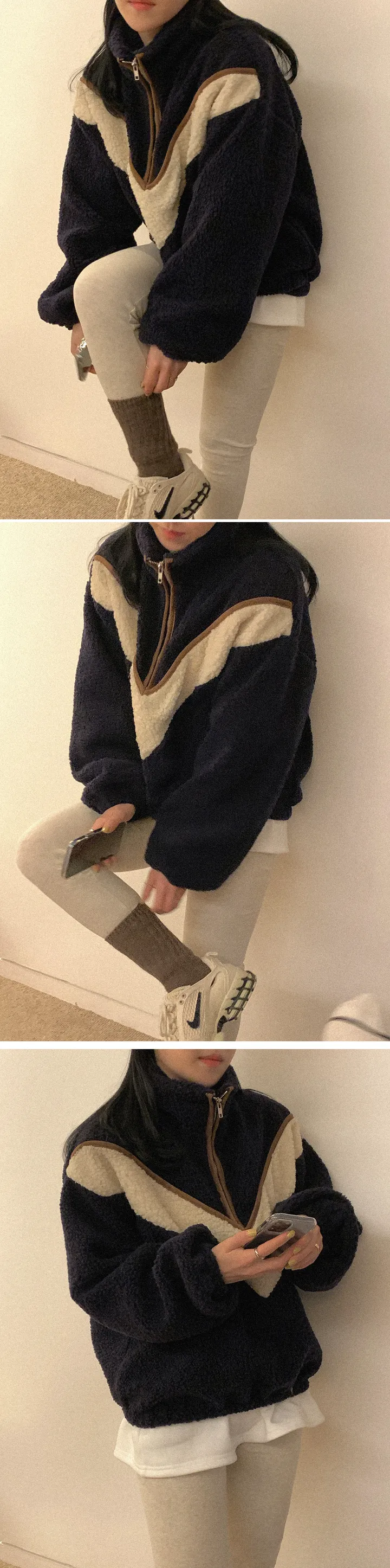 [데일리템/따뜻해요☕]스판 피치 기모 레깅스 (4color) 상세 이미지 27