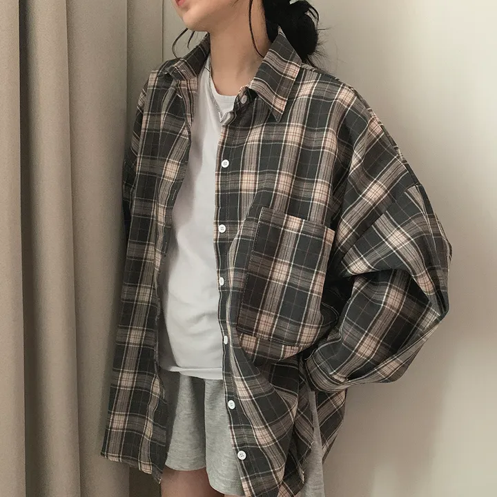 묶음할인🎈[오버핏🤍] 마가린 체크 오버 남방 상세 이미지 36