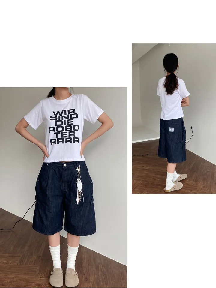 [MD PICK❗️/강력추천]비죠 패치 생지 버뮤다 팬츠 ( 2 color ) 상세 이미지 11