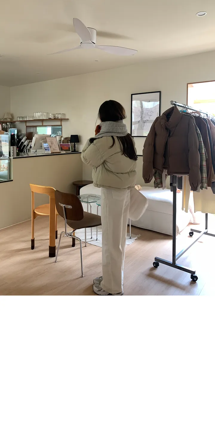 [주문폭주/당일출고🖤] 스노우 파스텔 크롭 숏 패딩 pd (웰론솜)(생활방수가능) 상세 이미지 27