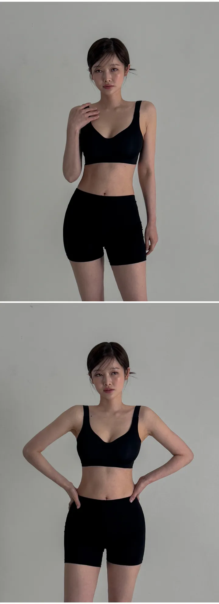 [빅사이즈 M ~ 3XL] 4colors 스킨핏 심리스 브라 큰컵브라 빅사이즈브라 상세 이미지 8