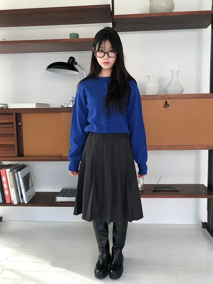 [MD적극추천🤍/후기극찬✨] basic round button cardigan 상세 이미지 12