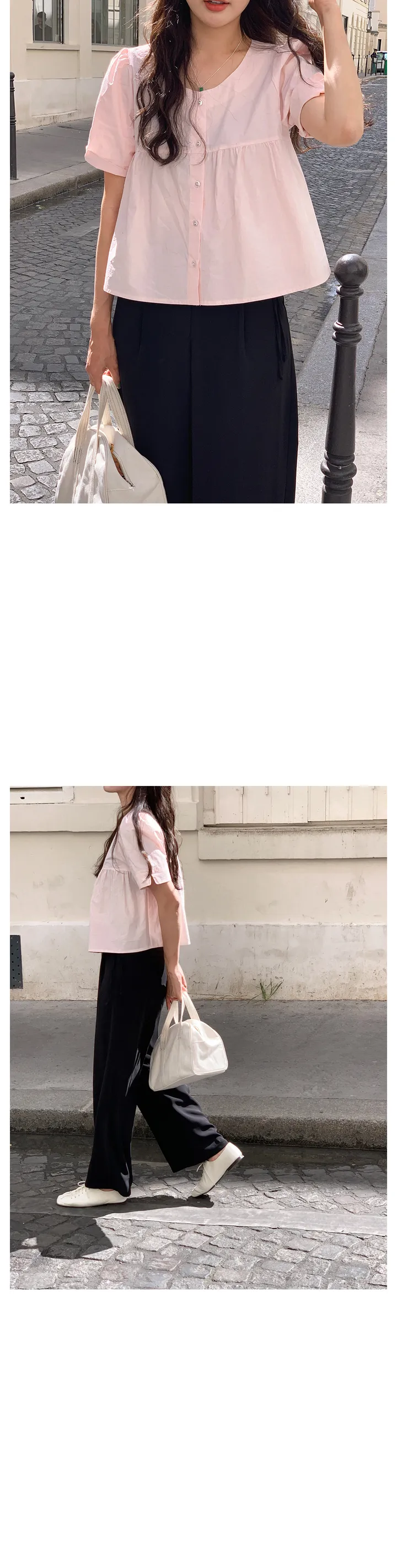 [Mayvi/5천장 돌파!] Half penny 블라우스 (4 color) 상세 이미지 90