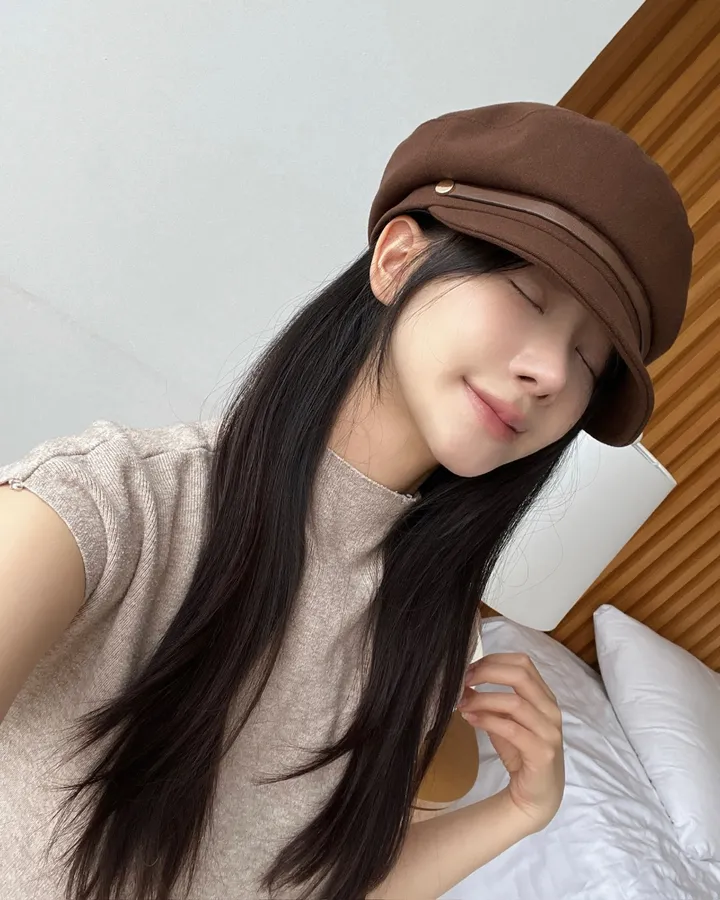 [국내제작]스웨이드 레더벨트 마도로스 캡모자 3color 상세 이미지 20