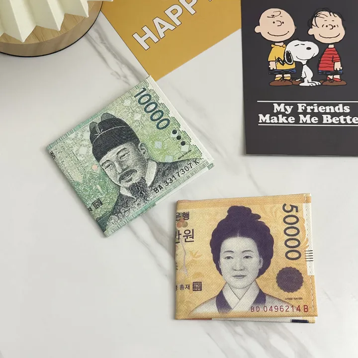 [2개구매할인!] 슬림 만원 오만원 지폐 반지갑 용돈봉투 명절 어버이날 생일선물 웃긴선물 상세 이미지 6