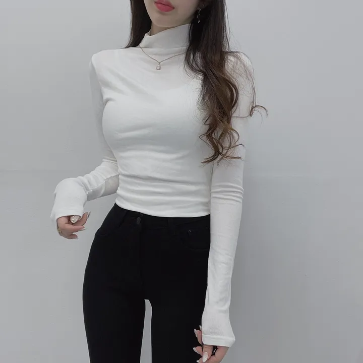*여신미폭발*[고급글램핏/모델강추!]청담 며느리 반목 폴라 긴팔 티셔츠 상세 이미지 20