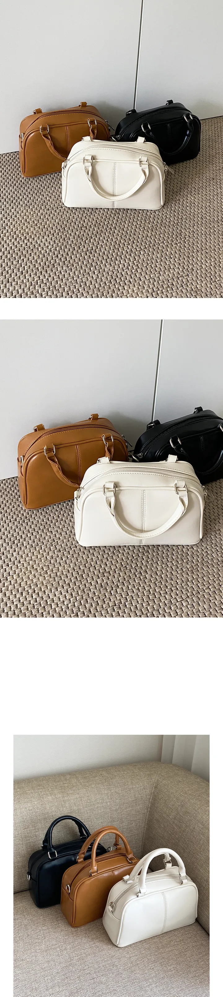 (6차입고/당일출고)모던 미니백 3color modern mini bag / 미니토트백, 미니크로스백, 투웨이백, 스퀘어토트백, 깔끔한가방 상세 이미지 4