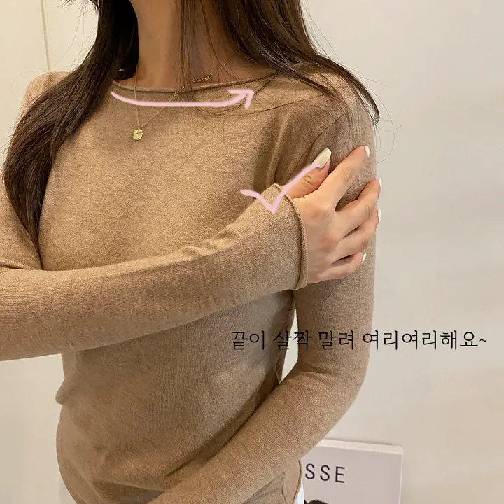 당일🚀* 핵부드러움!! 몸매 좋아보이는 쫀쫀 골지니트 상세 이미지 3