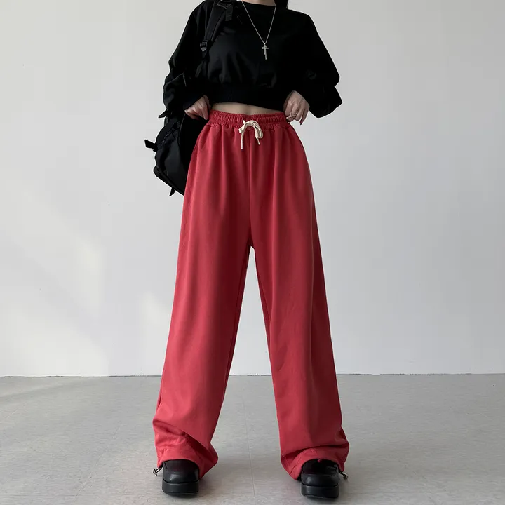 [데일리템] 요거트 컬러 벌룬핏 와이드 트레이닝 일자핏 롱팬츠 상세 이미지 10