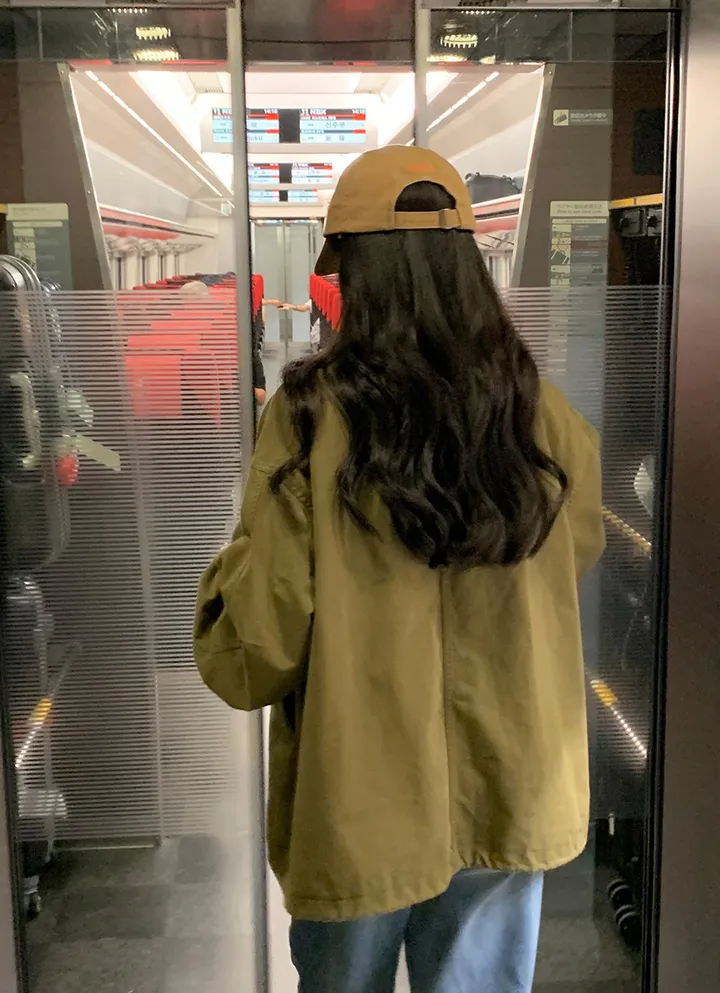 원가이하 세일 반품 교환 불가 야상 박시 루즈핏 봄 자켓 3컬러 가을 봄 옷 여행 점퍼 빅사이즈 남여공용 점퍼 상세 이미지 25
