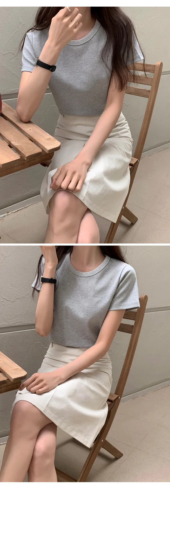 [👍질좋은기본티][MADE] 에센셜 탄탄 크루넥 반팔 티셔츠 상세 이미지 42