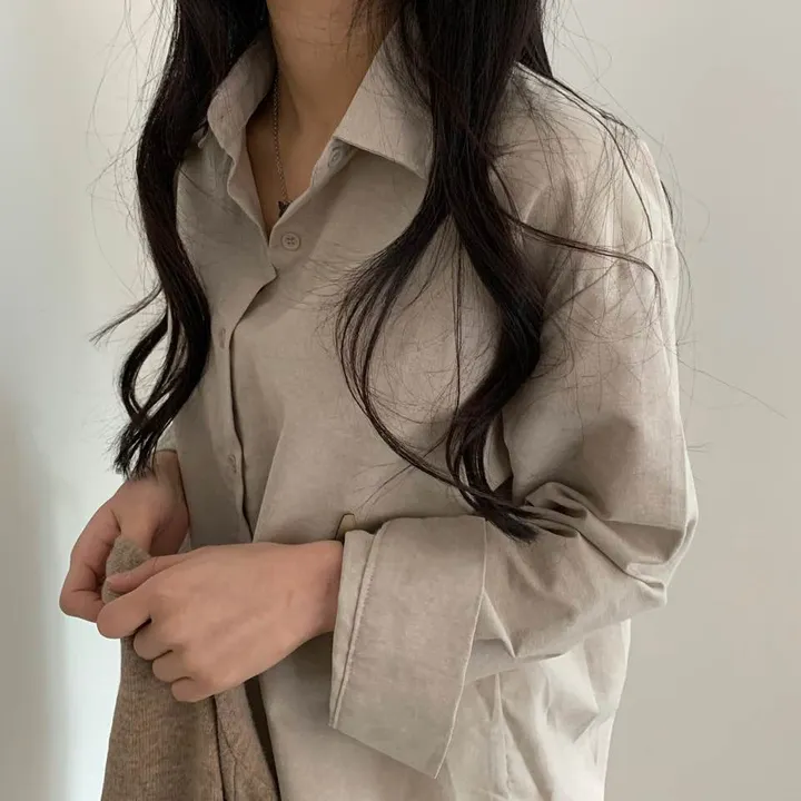 [컬러추가] 고급스러운, 옥스포드 박시핏 셔츠;7col 상세 이미지 44