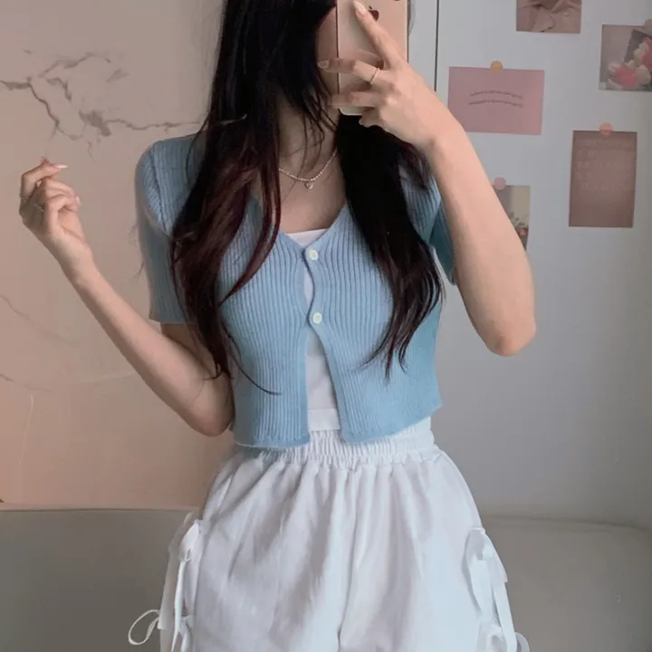 [반팔&긴팔 ver.] 💞꼬옥 소장 - 4계절 내내 활용! 데잇 투버튼 골지 가디건 상세 이미지 35