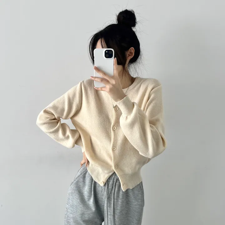 [🏆주문폭주!!/컬러추가/고백인증!❤️] 데일리 위드미 유넥 가디건 9color 상세 이미지 13