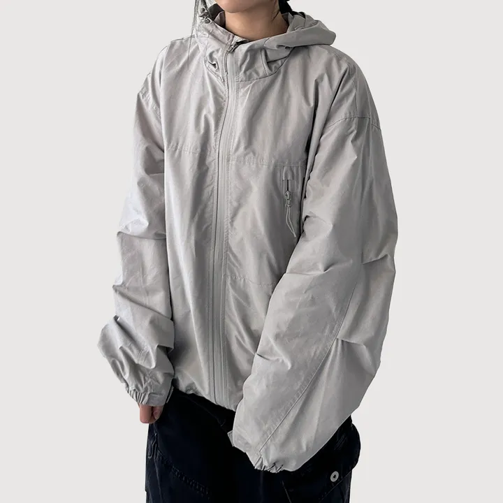 [오버핏,퀄보장/UNISEX] 케이 파스텔 후드 바람막이 (3color) 상세 이미지 20