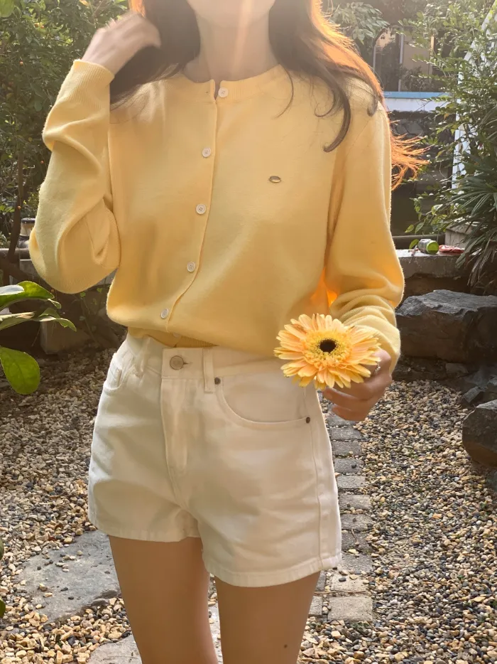 그니아❤️ 무지 베이직 데일리 라운드넥 가디건 6color 상세 이미지 32