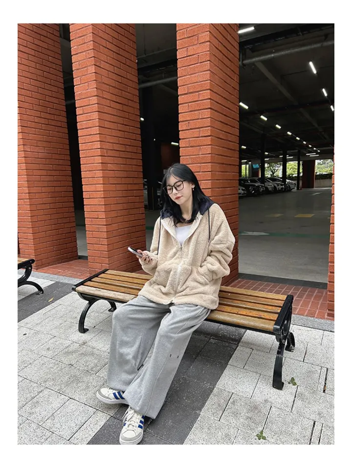 [당일배송][양털/뽀글이]후드 플리스 투웨이 겨울 따뜻한 데일리 점퍼 3color 묶음할인중 상세 이미지 58