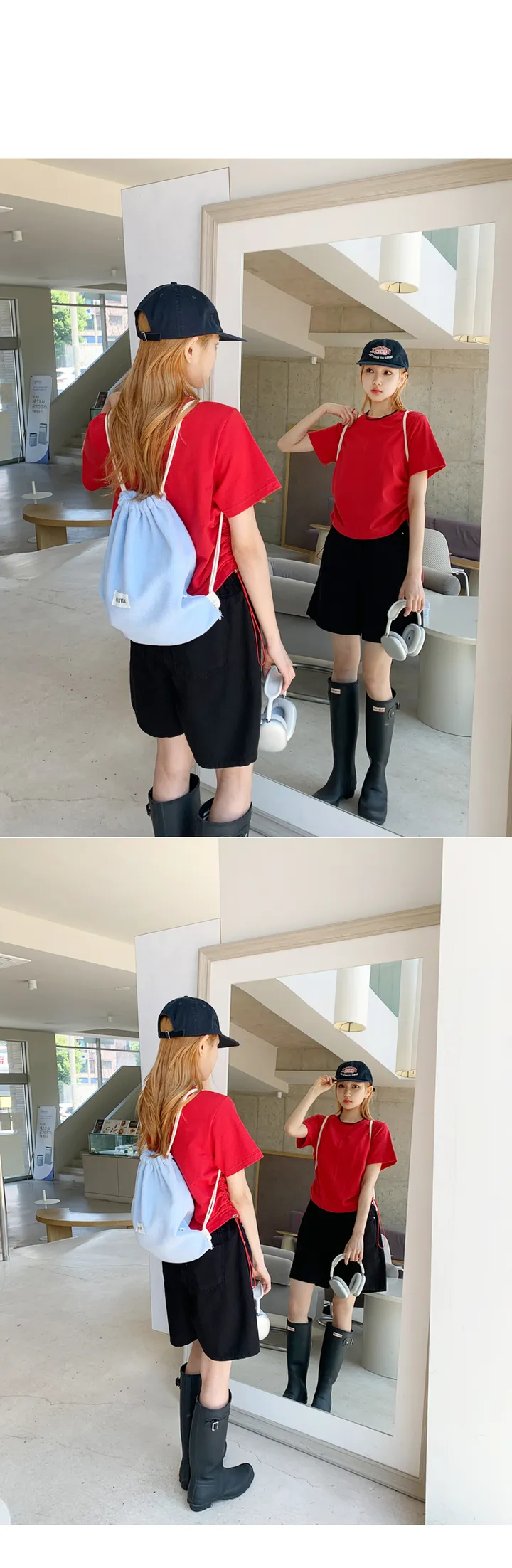 [S~2XL/하비강추!A라인반바지♥][M] 오가닉여유핏4.5부코튼팬츠 상세 이미지 28