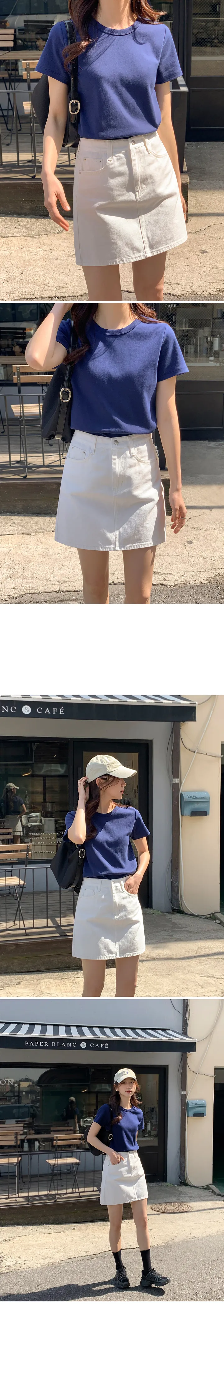 [👍질좋은기본티][MADE] 에센셜 탄탄 크루넥 반팔 티셔츠 상세 이미지 31